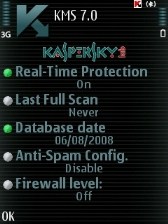game pic for Kaspersky Antivirus Mobile Security Virus Definitions Update S60 2nd  S60 3rd